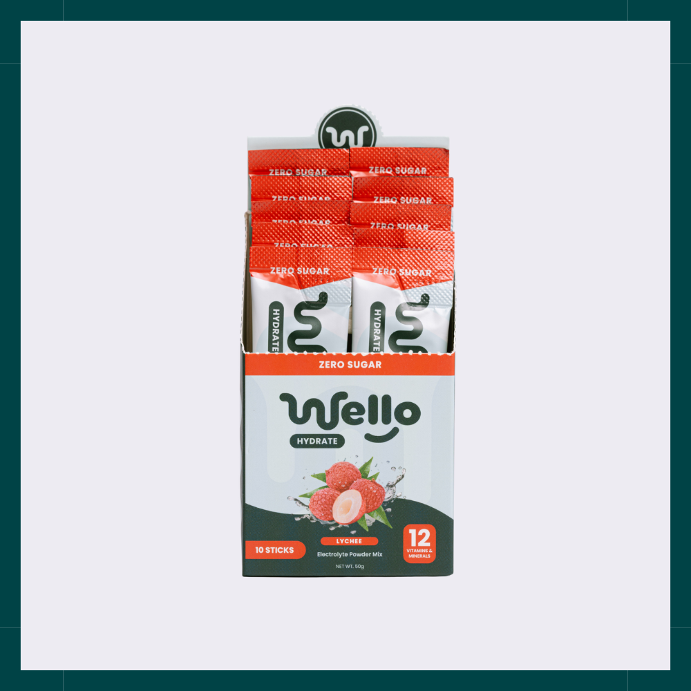 Wello Hydrate Electrolyte Box of 10