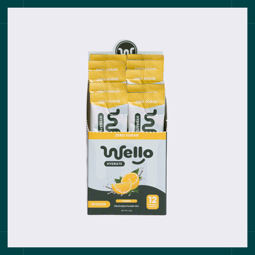 Wello Hydrate Electrolyte Box of 10