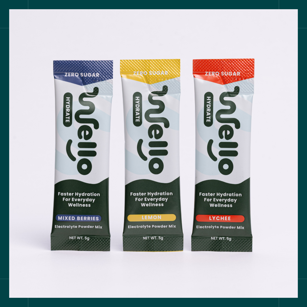 Wello Hydrate Electrolyte Single Sachet